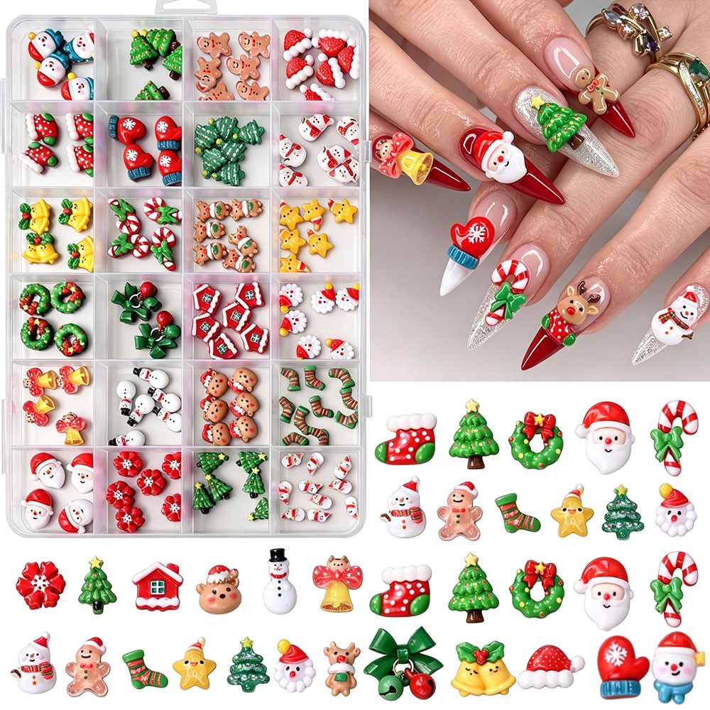 Elk Bugle Call - 12grid 3D Kawaii Świąteczne Ozdoby do