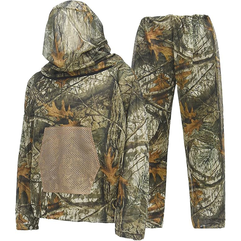 Outdoor Hunting Hoodie - Zestaw: bluza z kapturem w kamuflażu,