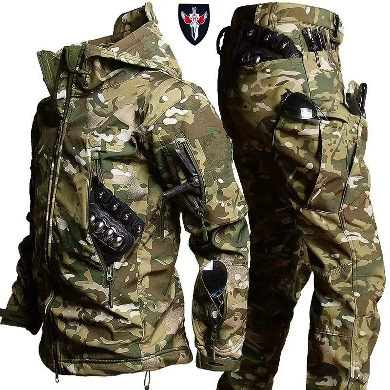 Męska kurtka softshell w kamuf – Outdoor Hunting Hoodie recenzja i cena